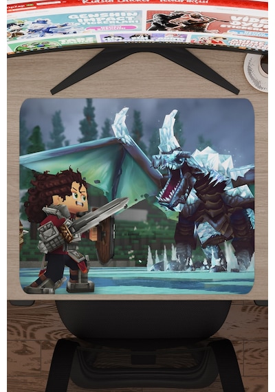 Hytale Kaymaz Dikişli Kauçuk Oyuncu Mousepad V3 - 48x40 Xl Gaming Mouse Pad Fare Altlığı