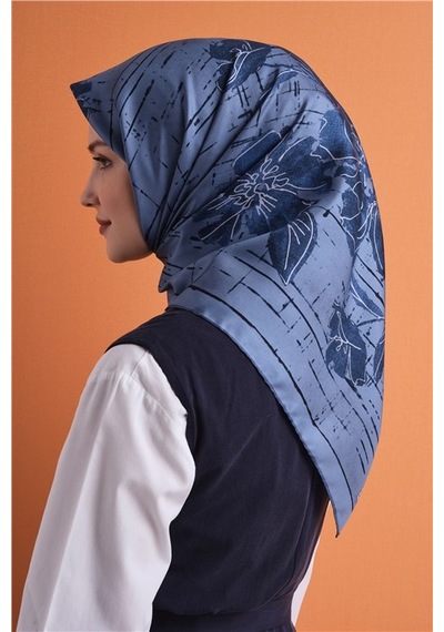 Armine Saf İpek Sura Eşarp 9617d 02 Bronz Kiremit