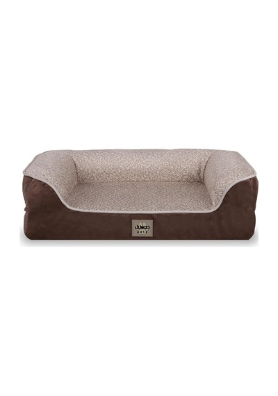 Jungolica Sezar Kedi Ve Köpek Yatağı Kahverengi 75x95 Cm, Ortopedik Visco,%100 Su Geçirmez Alez, Çıkarılabilir Yıkanabilir Kılıf, Yan Destekli, Kaydırmaz Taban
