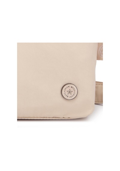 Smart Bags Mikro Poly Kumaş Postacı Kadın Çantası 3333 Bej