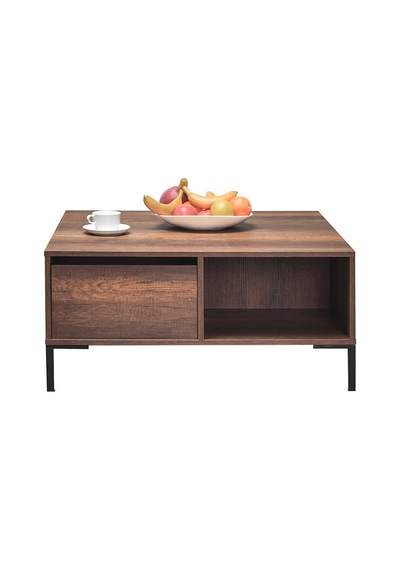Kare Orta Sehpa - Koyu Ceviz Oslo Ceviz 90x42x90 Cm Gxyxd