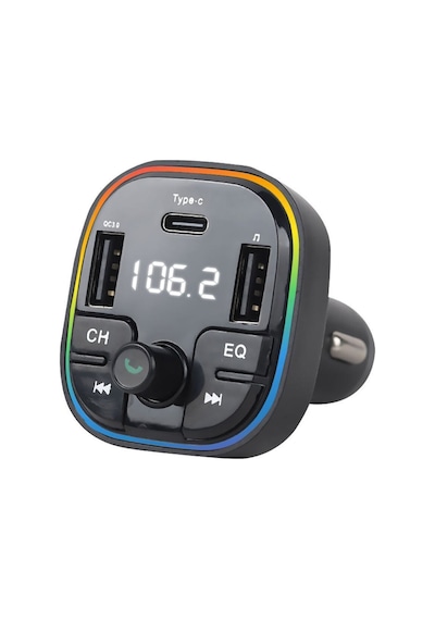 Ahandabuldum 20w Şarj Özellikli Dijital Göstergeli Bluetooth Fm Dönüştürücü