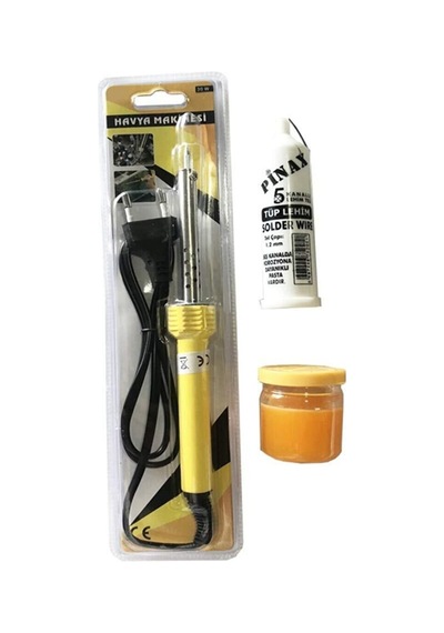 İşgör 3 Parça 30 W Kalem Havya Seti +Tel+Pasta