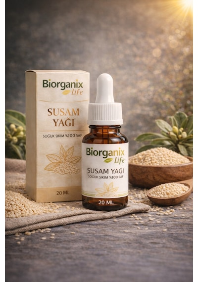Life Susam Yağı 20 Ml %100 Saf & Soğuk Sıkım Doğal Bakım