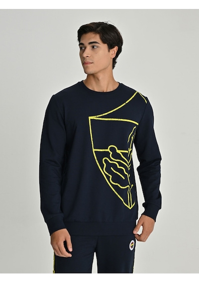 Fenerium Erkek Trıbun All Over Baskı Sweat Fb Laci Yeni