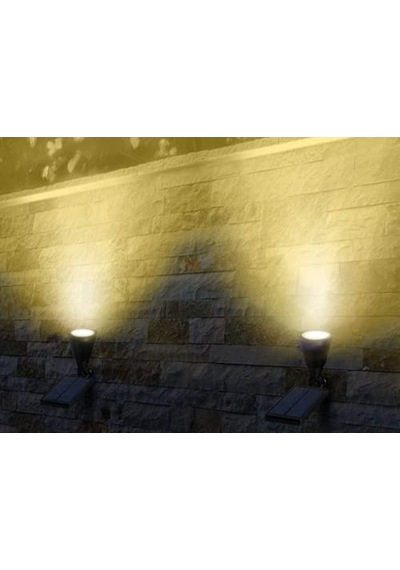 Çok Renkli 7 Led'li Solar Güneş Enerjili Kazıklı Bahçe Çim Duvar Armatürü 7w Aydınlatma-saplamalı-multicolour