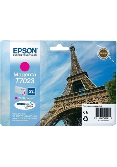 Epson C13T70234010 Kırmızı Mürekkep Kartuş (XL) T7024 YÜKSEK KAPA