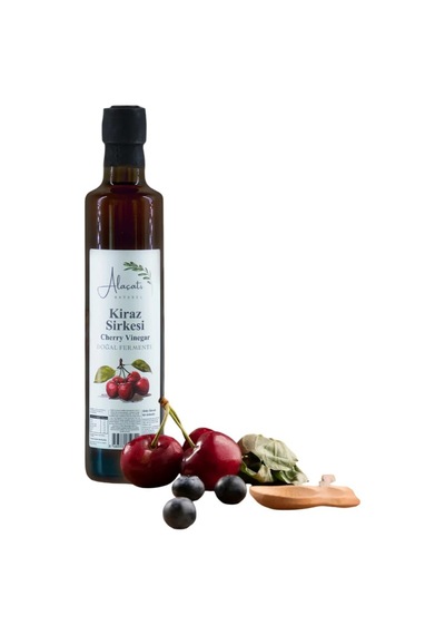 Alaçatı Naturel Kiraz Sirkesi Doğal Fermente 500 ML