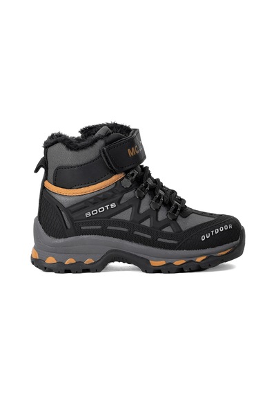Mc Jamper 1831 Patik Erkek Çocuk Outdoor Bot Siyah - Füme