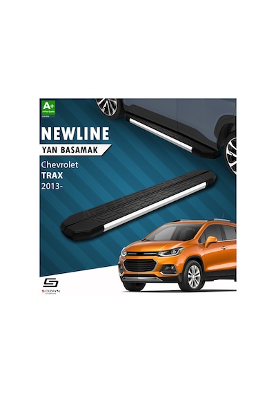 S-dizayn Chevrolet Trax Newline Krom Yan Basamak 163 Cm 2013 Üzer