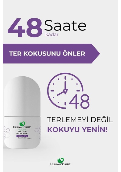 Human Care Doğal Roll-on Deodorant Beyazlatıcı Etki 50 ML