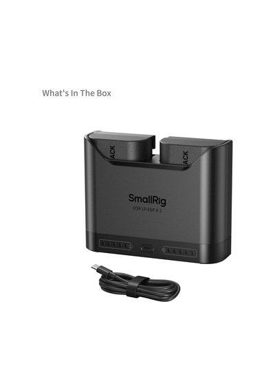 Smallrig - 5485 Canon Lp-e6p Turbo Hızlı 2 Batarya + Şarj Kiti