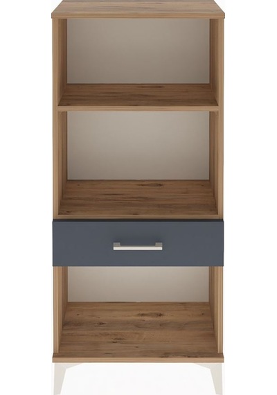 Arges Dolap 2 Raflı Tek Çekmeceli 60x30x134 Çam-antrasit Çam Arges Dolap 2 Raflı Tek Çekmeceli 60x30x134 Çam-antrasit Çam