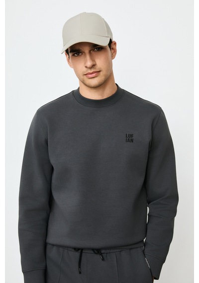 Lufian Grand Erkek Sweatshirt Antrasit Antrasit 112030192100110