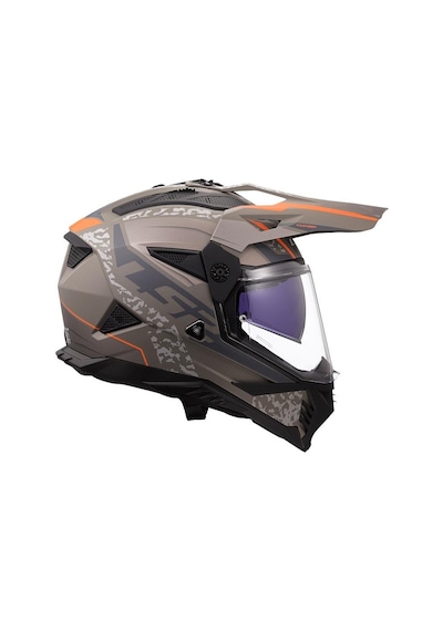 Ls2 Pioneer 2 Devor Kros Motosiklet Kaskı Kum