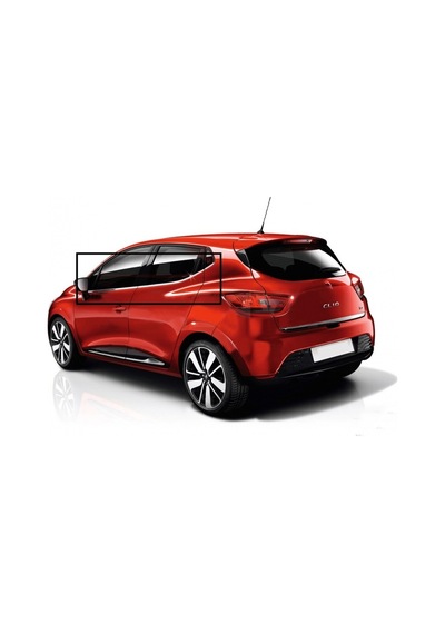 Renault Clio 4 Hb Krom Cam Çıtası 8 Parça 2012 ve Üzeri (00) (ŞüsCarOto Aksesuar)