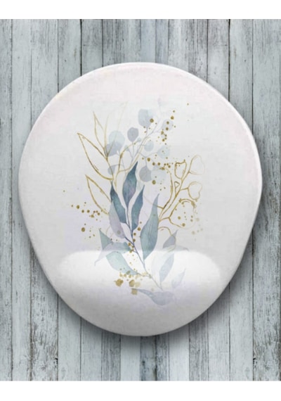 Flower Oval Bilek Destekli Mouse Pad Mousepad