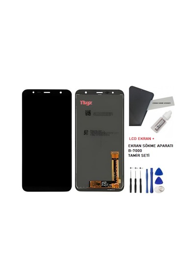 Tokgöz Samsung Galaxy Uyumlu J6 Plus - Sm-j610f Lcd Ekran Dokunmatik - A - Kalite + B-7000 + Tamir Seti