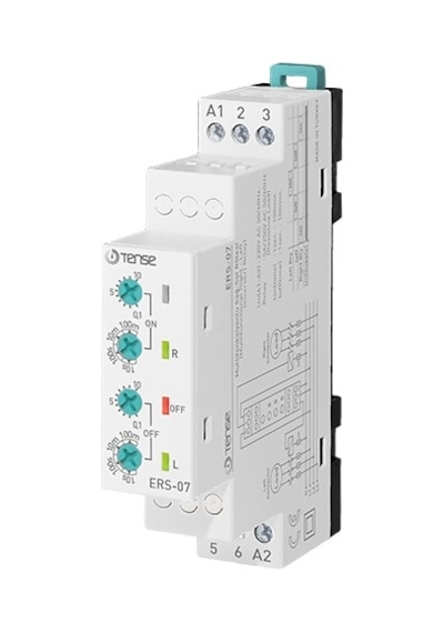 Ers-07 Multi Fonksiyonlu Çift Ayarlı Sağ Sol Rölesi 150-260 V Ac On Sağ-sol Zaman Aralığı : 1 Sn. - 100 Dk.