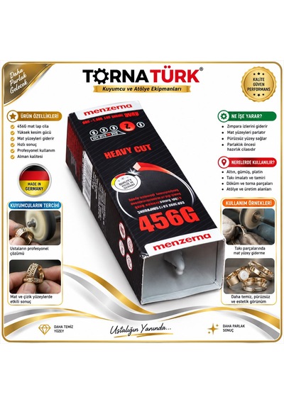 Menzerna 456g Mat Lap Cila Gri