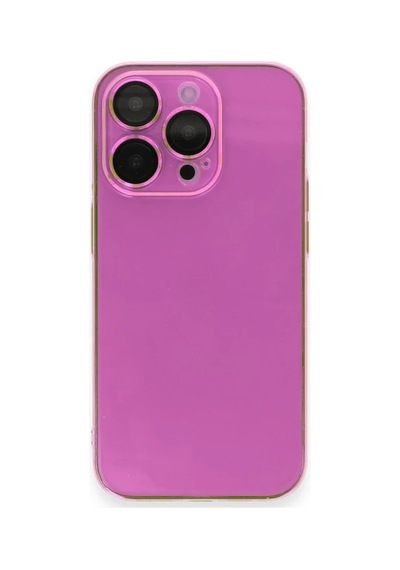 Apple İphone 14 Pro Max Kılıf Armada Lensli Kapak - Pembe 0.2M-Çok Renkli