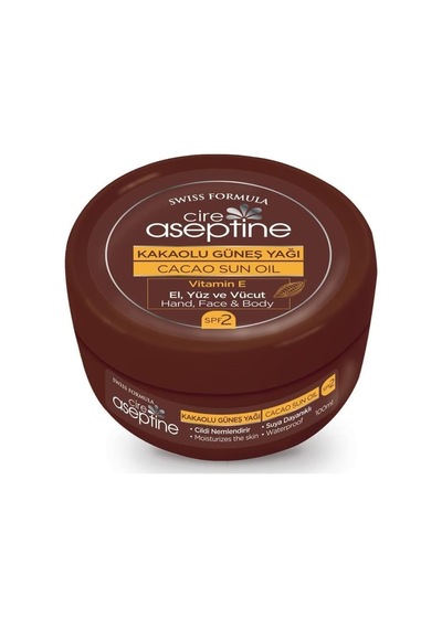 Cıre Aseptıne-kakaolu Güneş Yağı Kavanoz 100 Ml