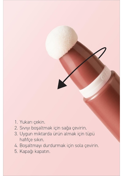 Alix Avien Yoğun Pigmentli E Vitaminli Mat Bitişli Kremsi Likit Allık - Liquid Blusher 05 Burnt Terracotta