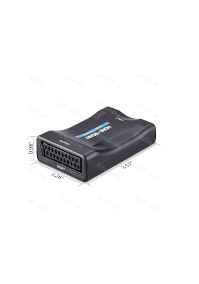 4363 Hdmı To Scart Av Çevirici Dönüştürücü Skart Adaptor Convert