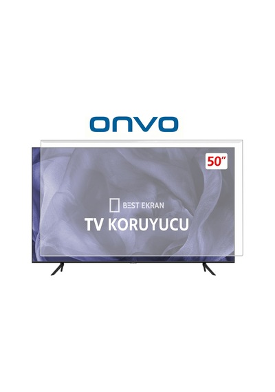 Onvo 50vq90f3ua Tv Ekran Koruyucu - Onvo 50" İnc 127 Ekran Qled Kırılmaz Koruyucu
