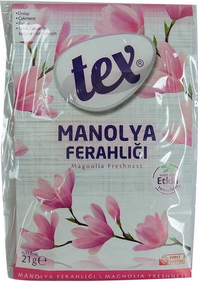 Dolap Çekmece Banyo Oda Kokusu Manolya Ferahlığı Askılı 21 Gr 1 Paket Aromatik