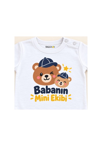 Babylimon Babanın Mini Ekibi Beyaz Kısa Kollu Çıtçıtlı Bebek Zıbını Beyaz - Babanın Mini Ekibi - 928161950 Beyaz - Babanın Mini Ekibi Babylimon Babanın Mini Ekibi Beyaz Kısa Kollu Çıtçıtlı Bebek Zıbını Beyaz - Babanın Mini Ekibi - 928161950 Beyaz - Babanın Mini Ekibi