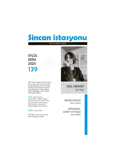 Sincan İstasyonu Dergi 139.sayı Eylül- Ekim 2025