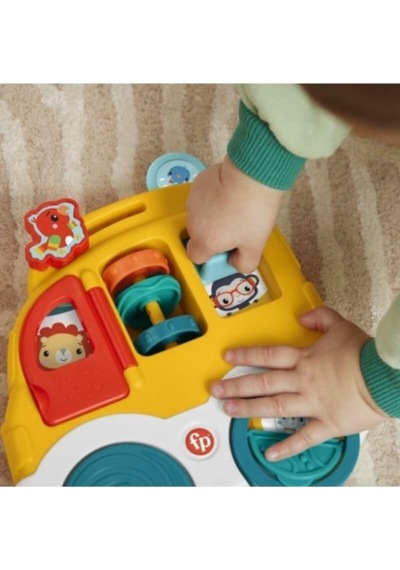 Fisher Price Hayvanlarla Tanışalım Eğitici Oyuncak Araba, 6 Ay+