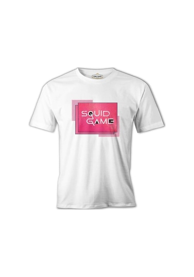 Squid Game - Logo Beyaz Erkek Tshirt