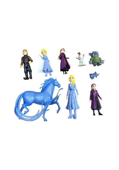 Frozen 2 Karakter Setim - 9'lu Figür Seti - Karlar Ülkesi 2 Özel Koleksiyon Figürleri