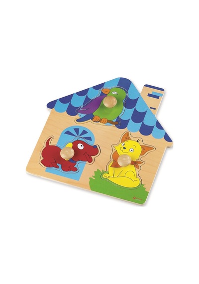 Classic World Ahşap Geometrik Yapboz - Ev