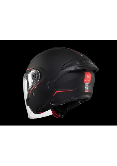 Kask Mt Cosmo Sv Çenesiz Gözlüklü Mat Siyah