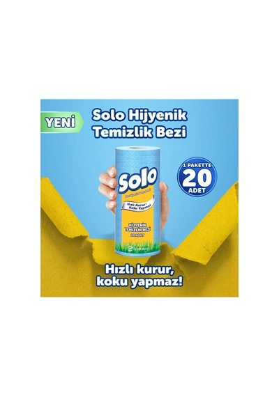 Hijyenik Temizlik Bezi 3'lü Mavi
