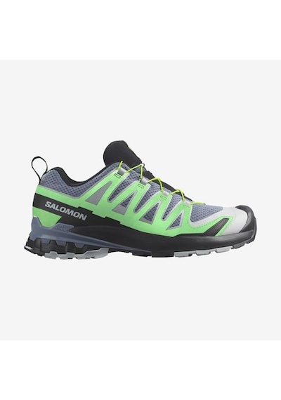 Salomon 472719 Xa Pro 3d V9 Flint Stone/green Gecko/black Erkek Outdoor Ayakkabı Gri