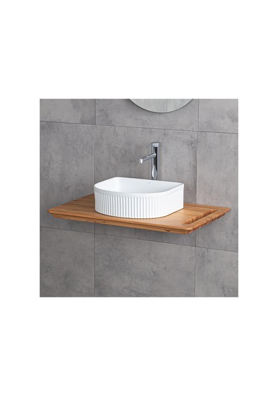 E-w1005mb Tezgah Üstü Lavabo Mat Beyaz Renkli