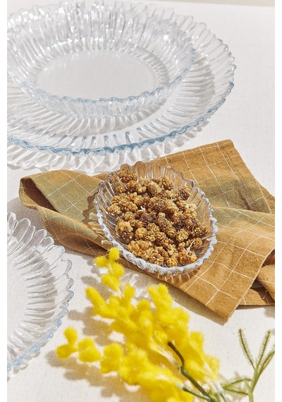 Pasabahce Alev Oval Tabak 15.5x10 Cm - 1 Adet Şeffaf