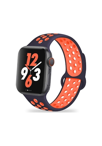 Apple Watch 42mm Uyumlu Silikon Kordon Krd-02 - No45 - T11153