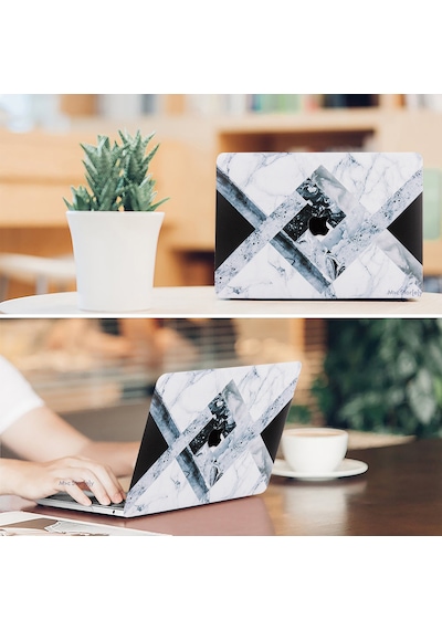 Apple Uyumlu MacBook Pro Kılıf 13 İnç Mermer09 Eski Hdmı'lı Model 2012-2015 A1425 A1502 İle Marble 14