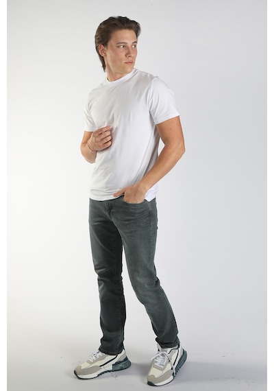 Lee Cooper Baselo Erkek O Yaka T-Shirt Beyaz-17665-Beyaz