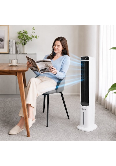 Econat Ec5 5l Sulu Soğutucu, Kumandalı, 80w, 3 Hız Kademeli, Buz Kasetli Hava Soğutucu
