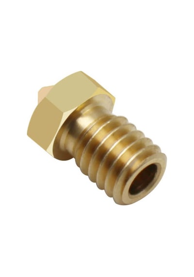 Koodmax 5 Adet 3d Yazıcı Extruder M6 3.0mm / 0.2mm V5 - V6 Pirinç Nozzle Baskı Kafası