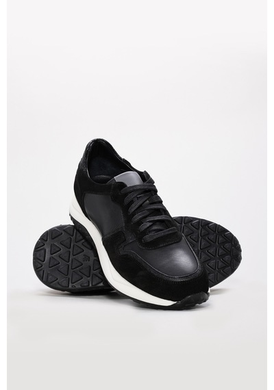 Fast Step Hakiki Deri Erkek Casual Ayakkabı 530ma25682-1 Siyah
