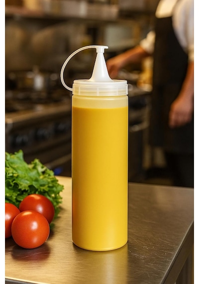 Lexroo Şeffaf Yağdanlık 700 Ml Sızdırmaz Kapaklı Sosluk Sirkelik Sıvı Yağ Ve Sos Şişesi Pratik