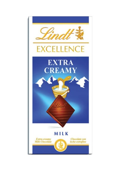 Lindt Excellence Extra Creamy Milk Çikolata 100 G - 4 Adet Tarı