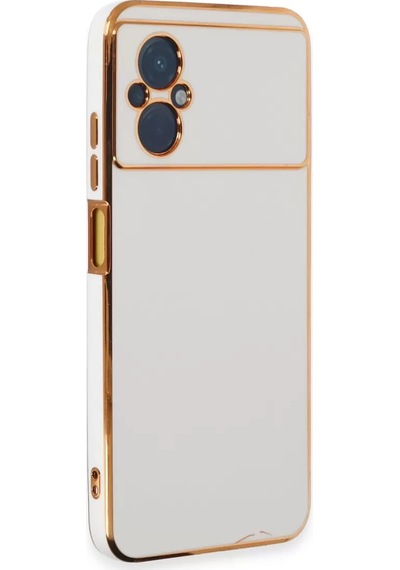 Newface Xiaomi Poco M5 Kılıf Volet Silikon - Beyaz